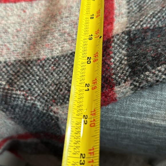 Joseph A Open Front Plaid Cardigan M - Picture 8 of 8